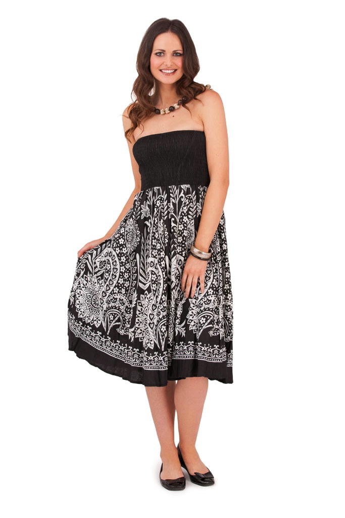 Black strapless cotton dress Free Ground Shipping and Limited Time $5 Two-Day U.S. Delivery. Shop the official Tibi site for the largest selection of Tibi Dresses.